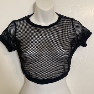 Mesh Crop Top
